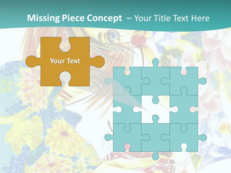 A Woman Eating A Piece Of Cake With Cherries On It PowerPoint Template