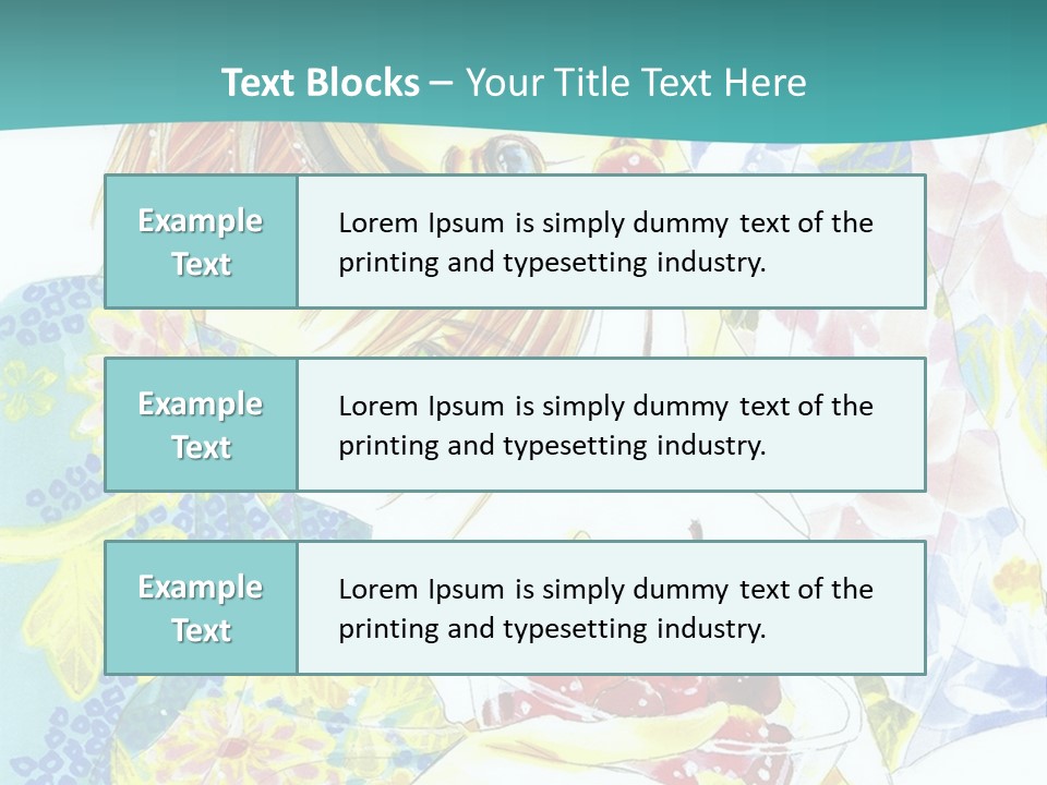 A Woman Eating A Piece Of Cake With Cherries On It PowerPoint Template