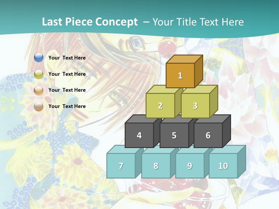 A Woman Eating A Piece Of Cake With Cherries On It PowerPoint Template