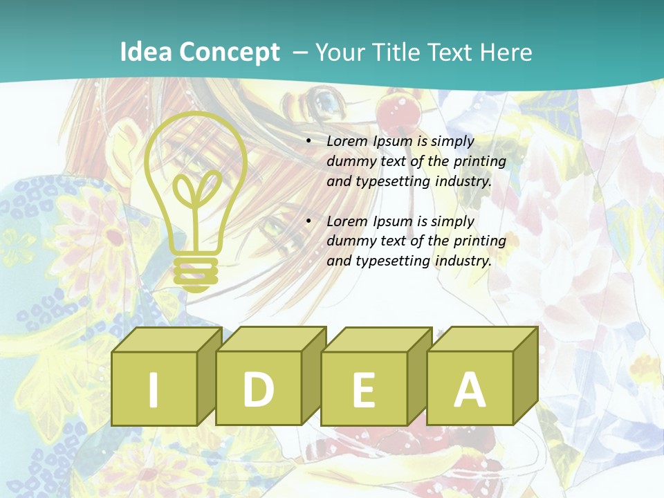 A Woman Eating A Piece Of Cake With Cherries On It PowerPoint Template