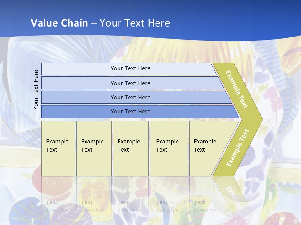 A Couple Of Anime Characters In Front Of A Blue Background PowerPoint Template