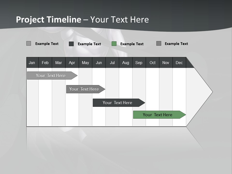 A Woman In A Black And White Dress With Her Arms Crossed PowerPoint Template