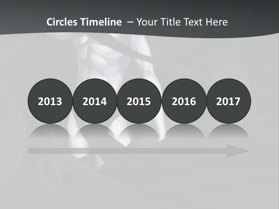 A Woman In A Black And White Dress With Her Arms Crossed PowerPoint Template