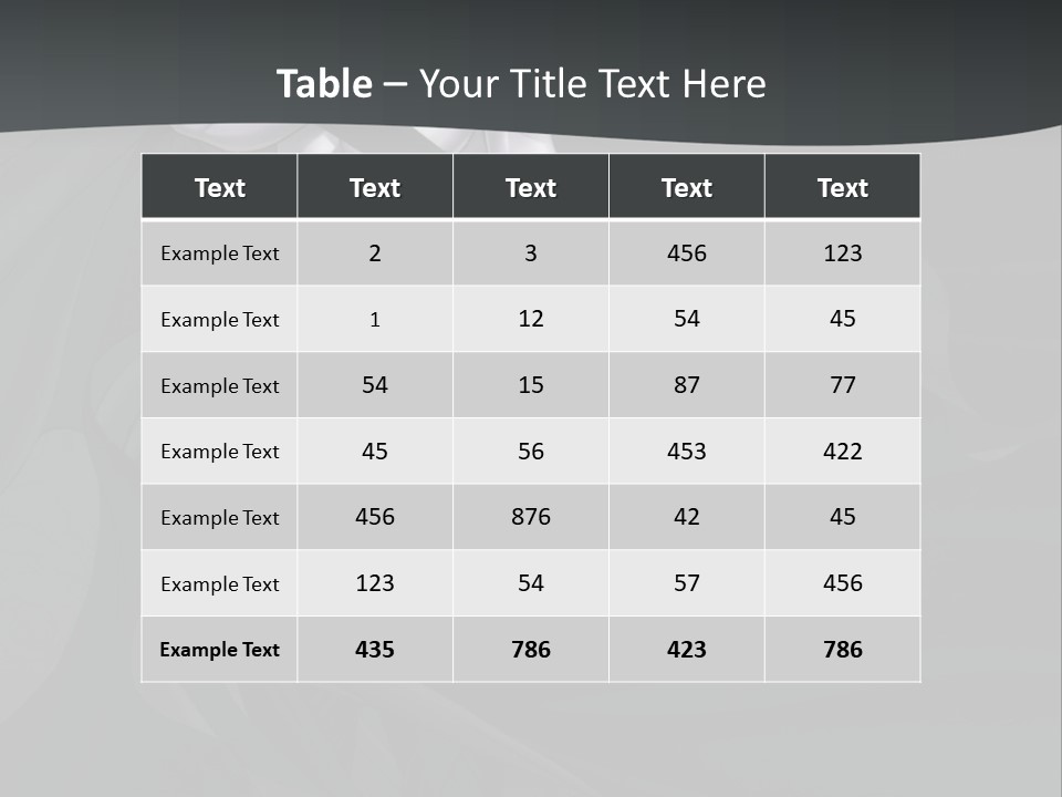 A Woman In A Black And White Dress With Her Arms Crossed PowerPoint Template