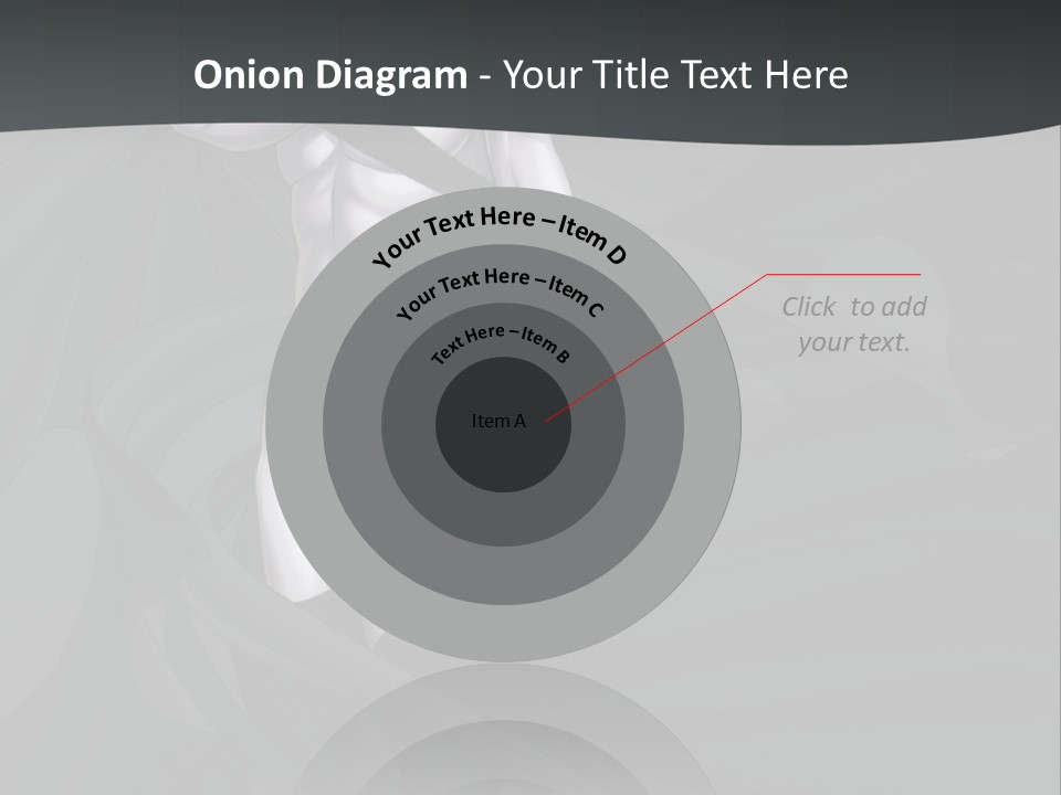 A Woman In A Black And White Dress With Her Arms Crossed PowerPoint Template