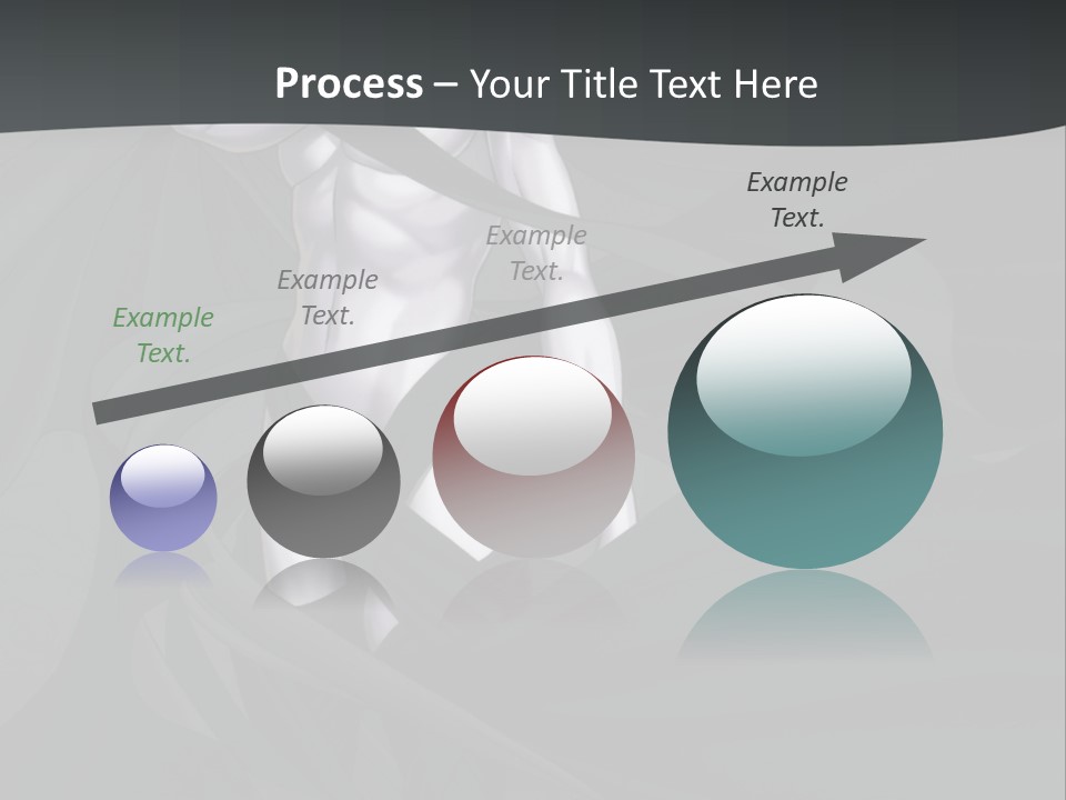 A Woman In A Black And White Dress With Her Arms Crossed PowerPoint Template