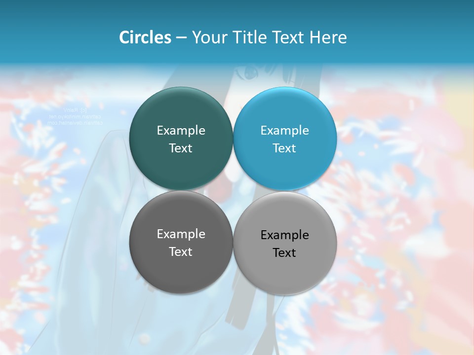 A Woman With Long Black Hair Standing In Front Of A Colorful Background PowerPoint Template