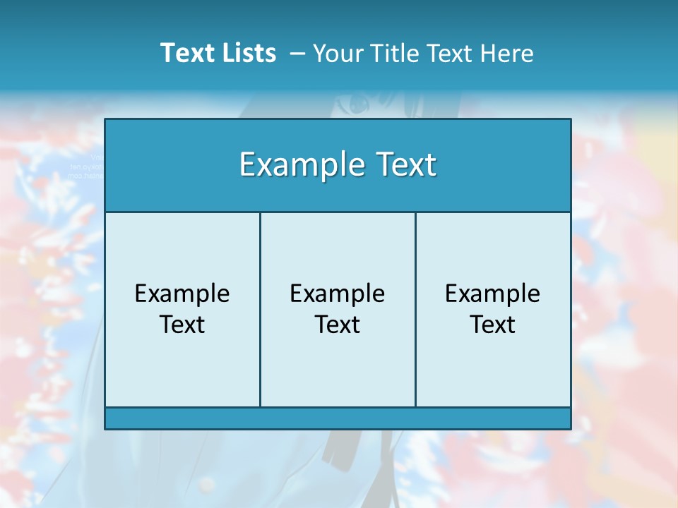 A Woman With Long Black Hair Standing In Front Of A Colorful Background PowerPoint Template