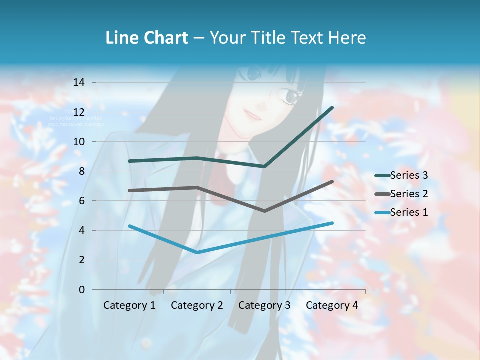 A Woman With Long Black Hair Standing In Front Of A Colorful Background PowerPoint Template
