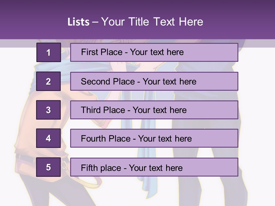 A Couple Of People That Are Standing Next To Each Other PowerPoint Template