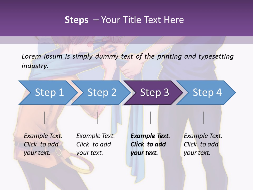 A Couple Of People That Are Standing Next To Each Other PowerPoint Template