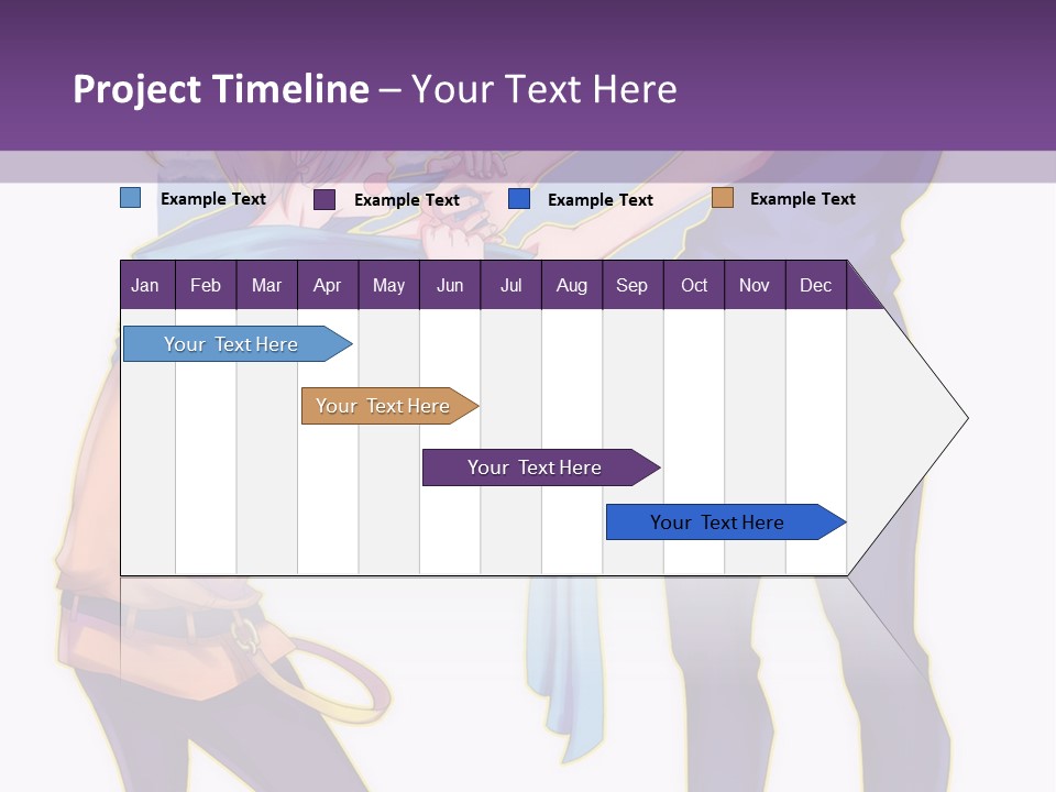 A Couple Of People That Are Standing Next To Each Other PowerPoint Template
