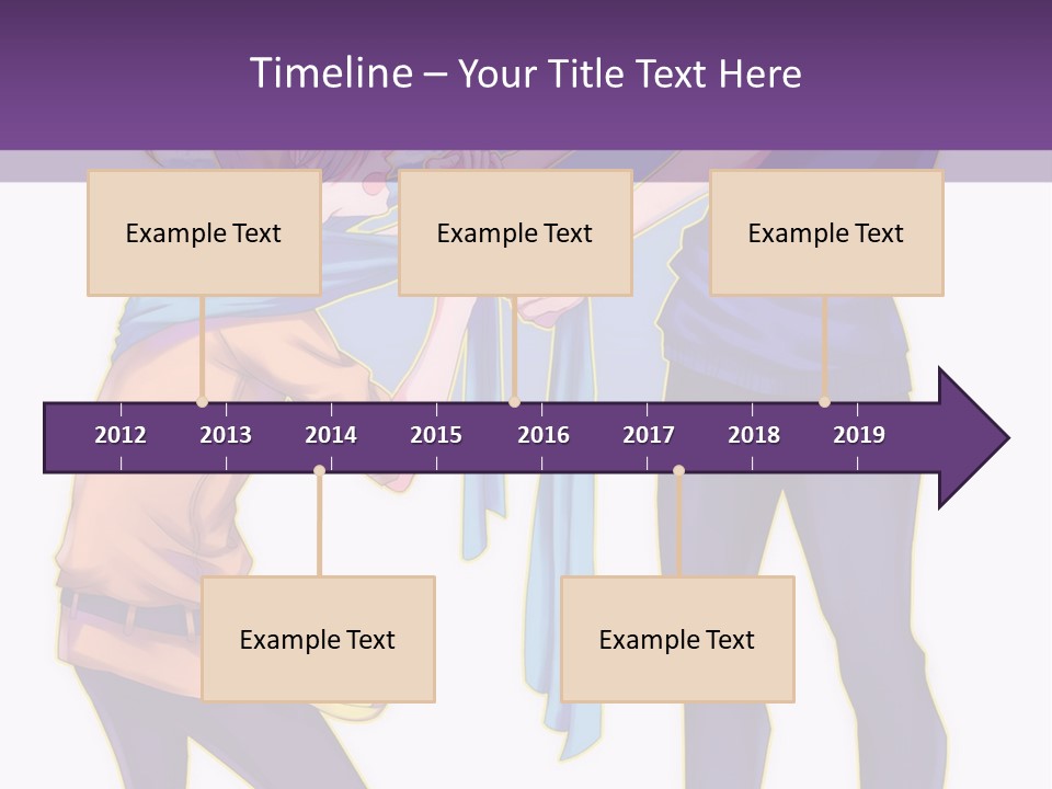 A Couple Of People That Are Standing Next To Each Other PowerPoint Template
