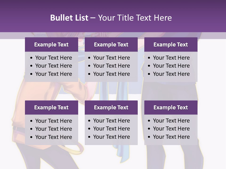 A Couple Of People That Are Standing Next To Each Other PowerPoint Template