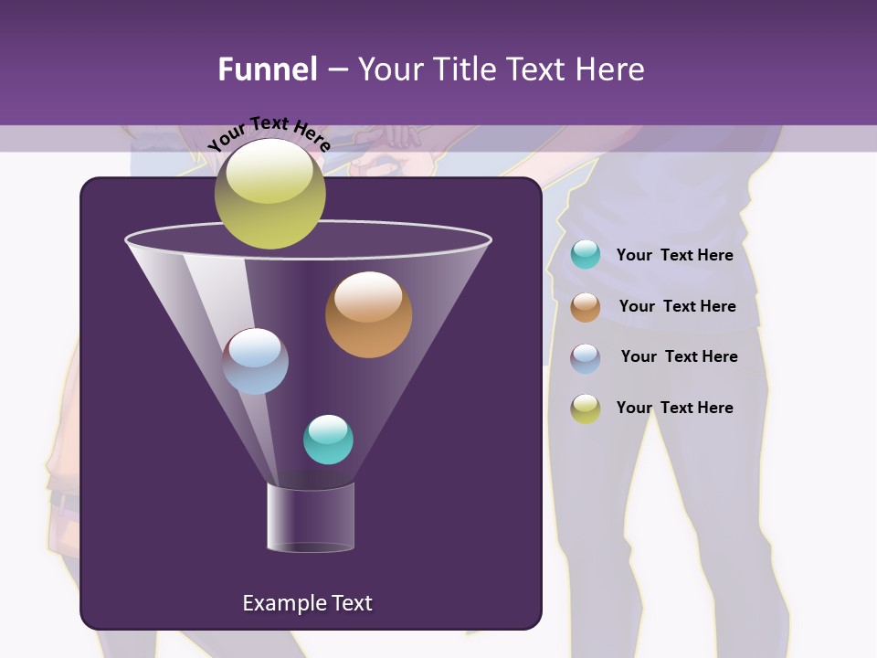 A Couple Of People That Are Standing Next To Each Other PowerPoint Template
