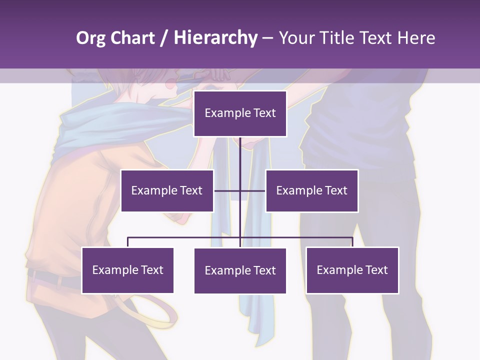 A Couple Of People That Are Standing Next To Each Other PowerPoint Template