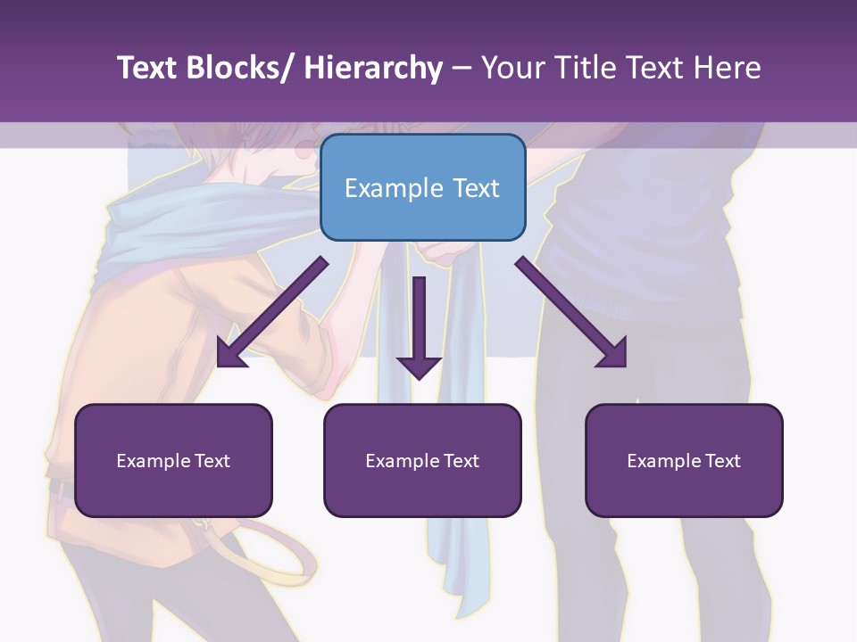 A Couple Of People That Are Standing Next To Each Other PowerPoint Template