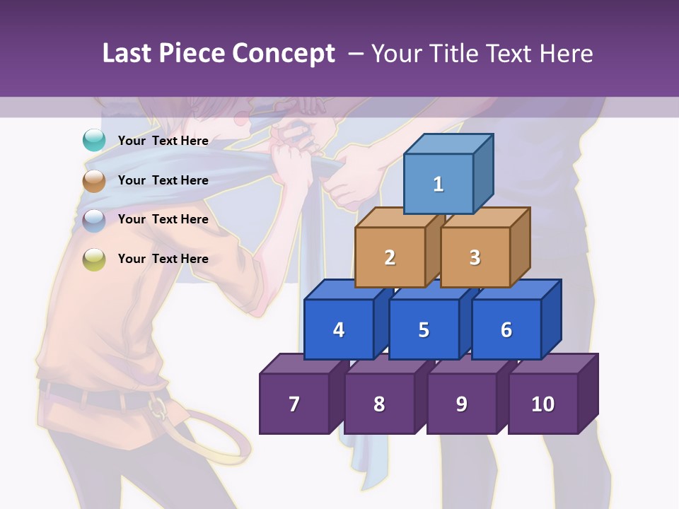 A Couple Of People That Are Standing Next To Each Other PowerPoint Template