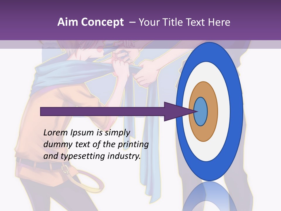 A Couple Of People That Are Standing Next To Each Other PowerPoint Template