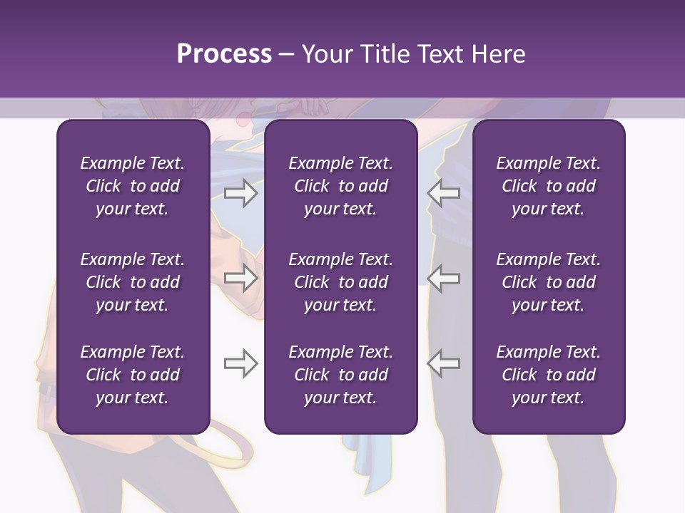 A Couple Of People That Are Standing Next To Each Other PowerPoint Template