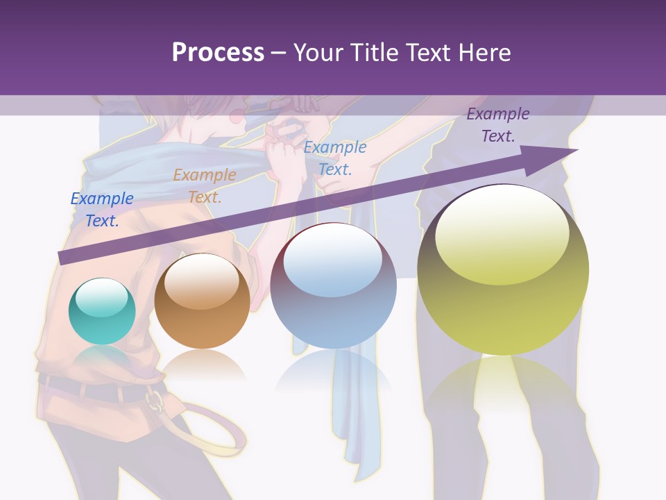 A Couple Of People That Are Standing Next To Each Other PowerPoint Template