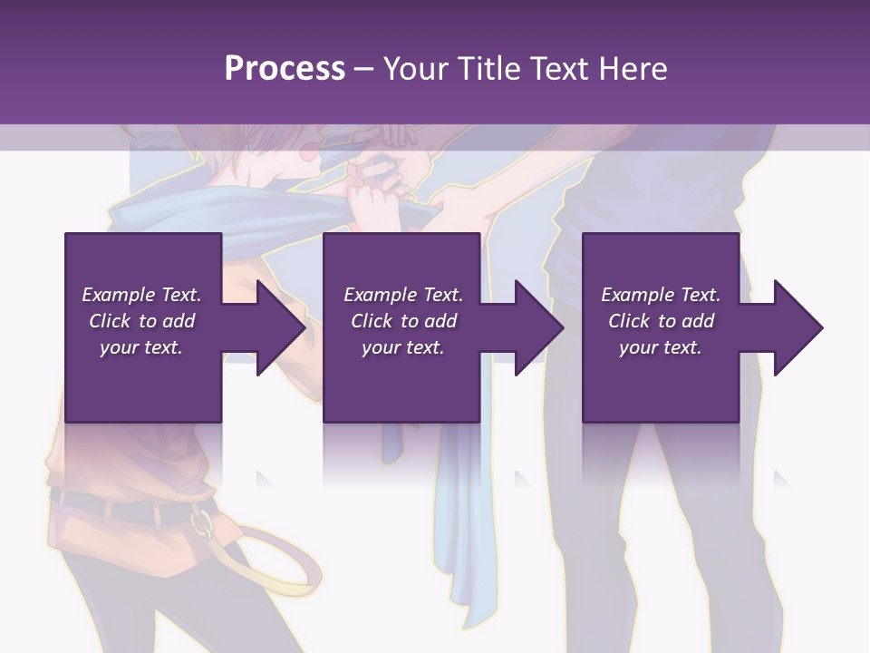 A Couple Of People That Are Standing Next To Each Other PowerPoint Template