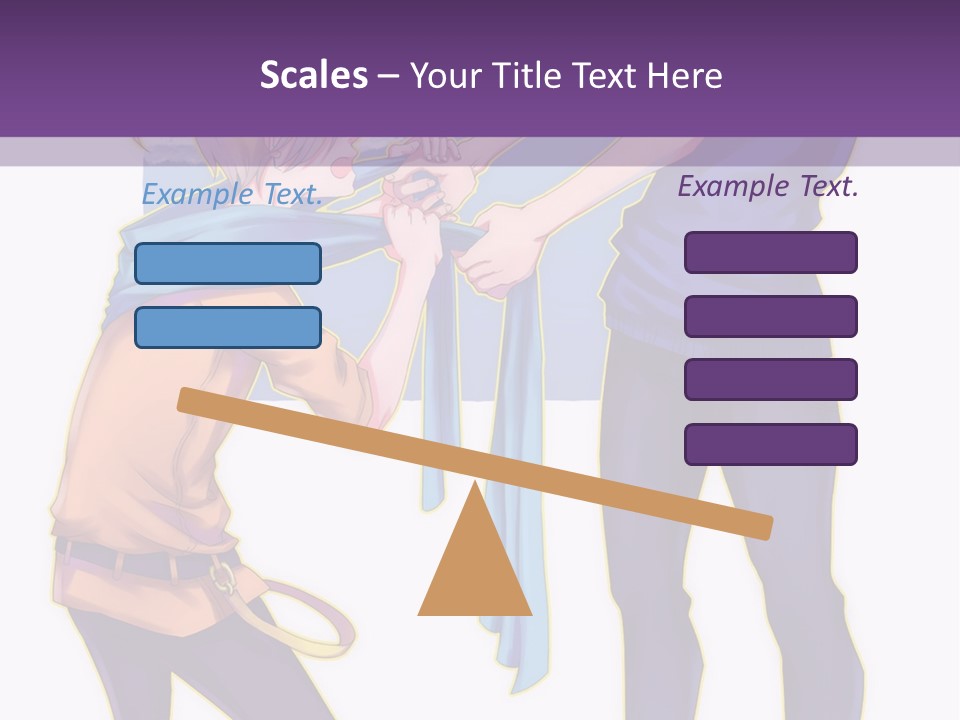 A Couple Of People That Are Standing Next To Each Other PowerPoint Template
