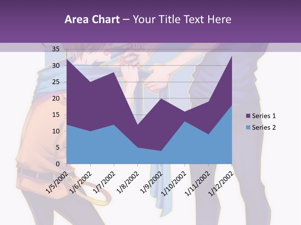 A Couple Of People That Are Standing Next To Each Other PowerPoint Template