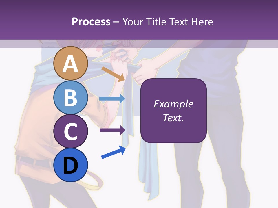 A Couple Of People That Are Standing Next To Each Other PowerPoint Template