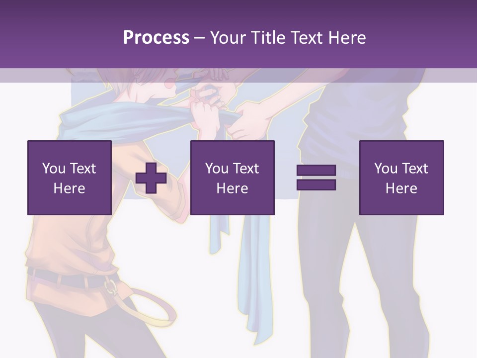 A Couple Of People That Are Standing Next To Each Other PowerPoint Template