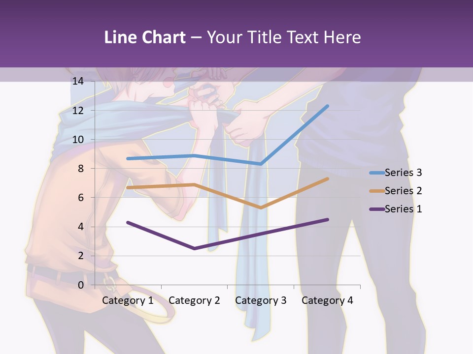 A Couple Of People That Are Standing Next To Each Other PowerPoint Template