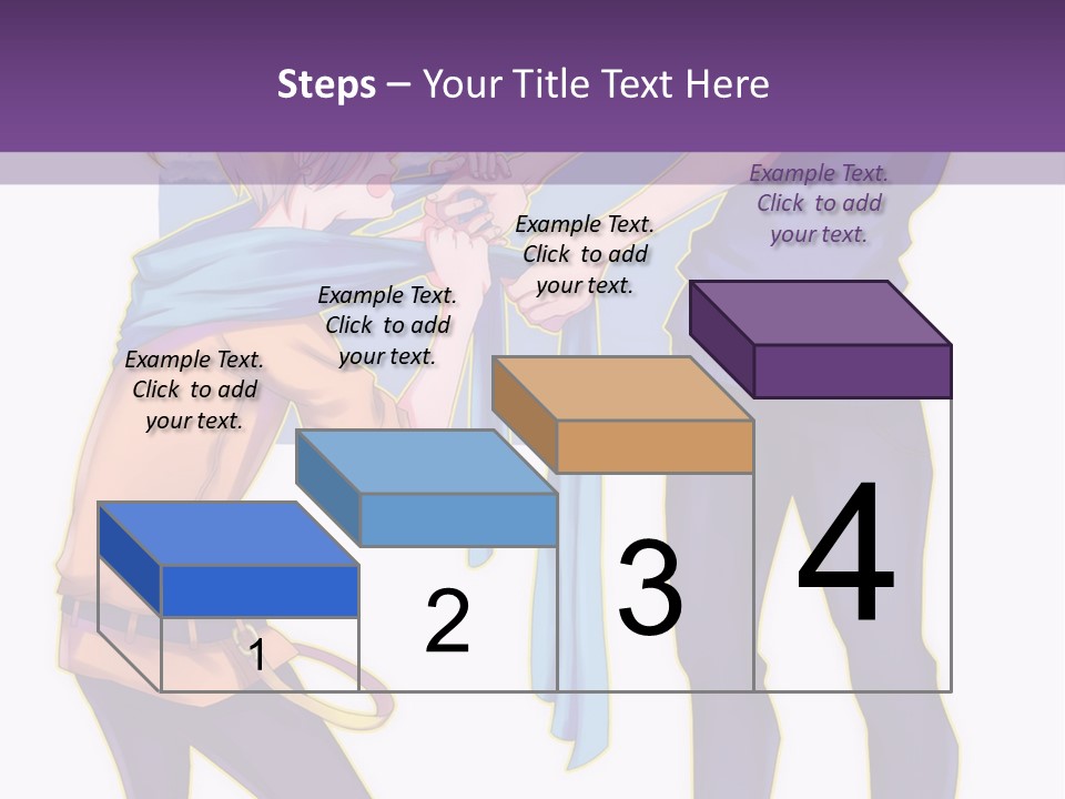 A Couple Of People That Are Standing Next To Each Other PowerPoint Template