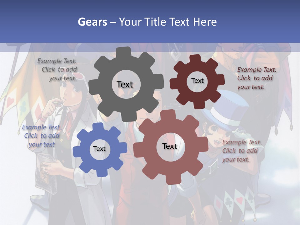 A Group Of People Standing Next To Each Other PowerPoint Template