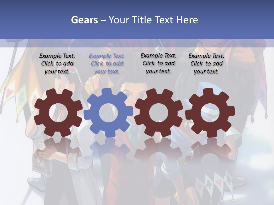 A Group Of People Standing Next To Each Other PowerPoint Template