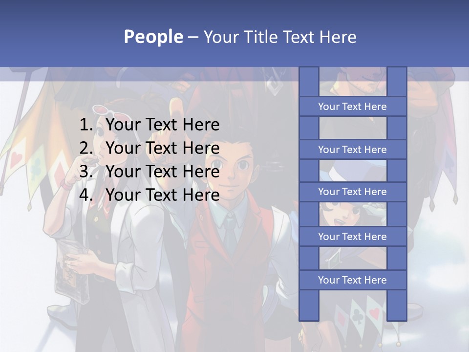 A Group Of People Standing Next To Each Other PowerPoint Template