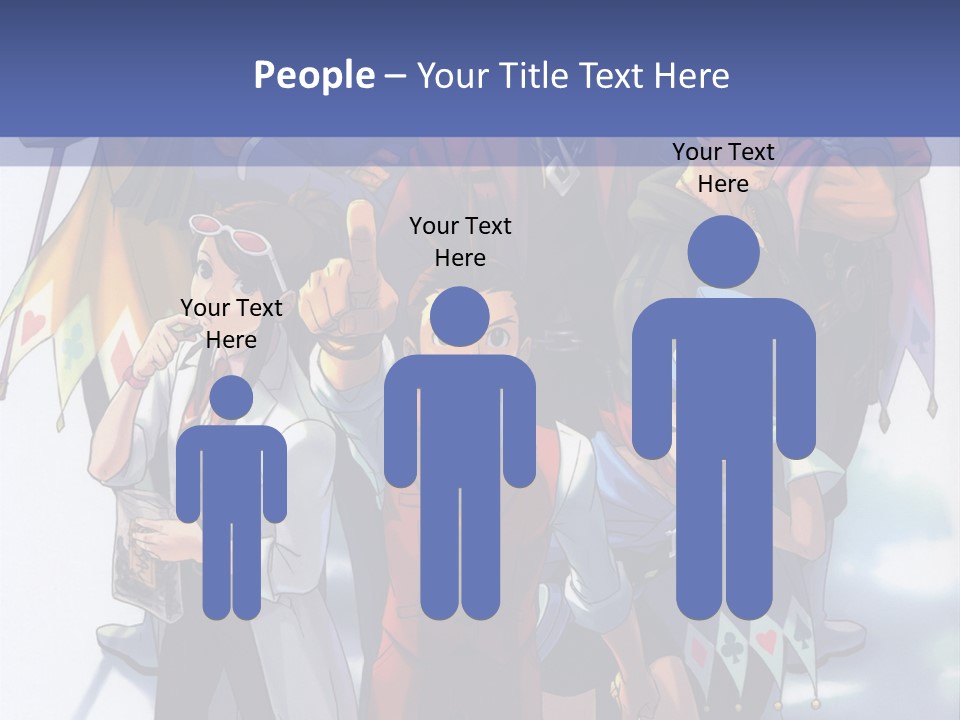 A Group Of People Standing Next To Each Other PowerPoint Template