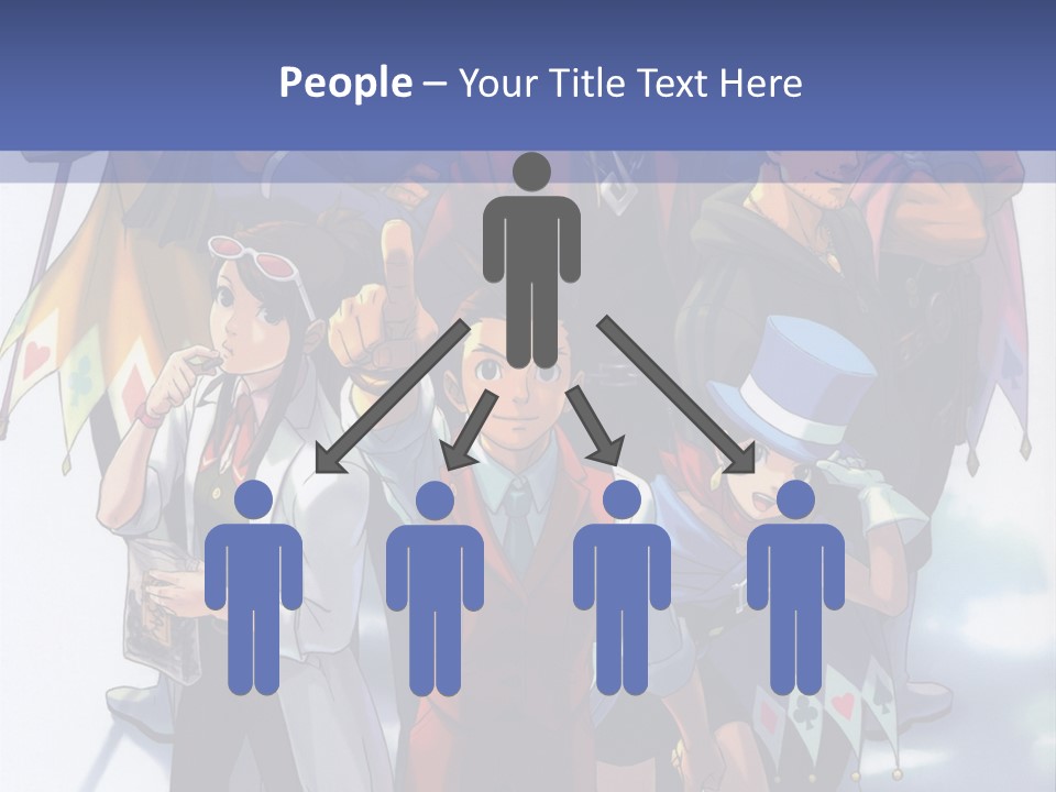 A Group Of People Standing Next To Each Other PowerPoint Template