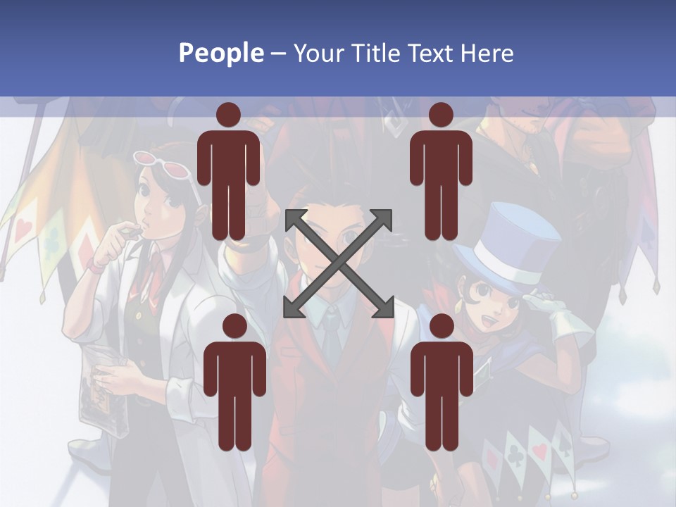 A Group Of People Standing Next To Each Other PowerPoint Template