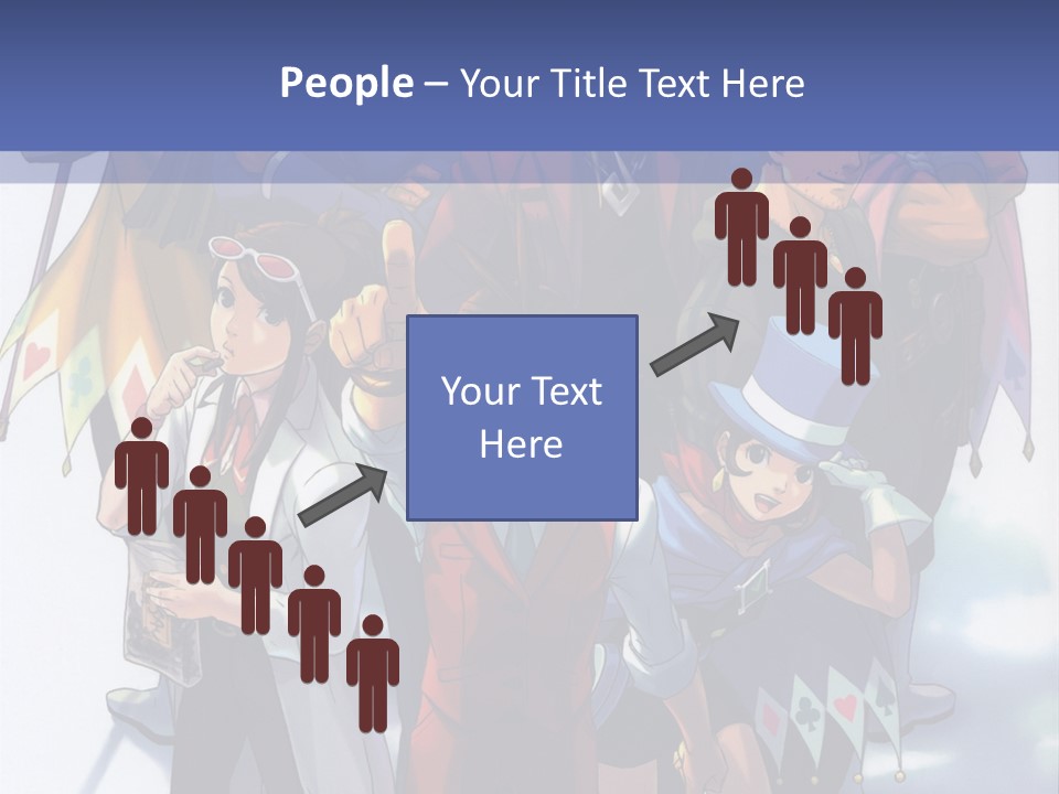 A Group Of People Standing Next To Each Other PowerPoint Template
