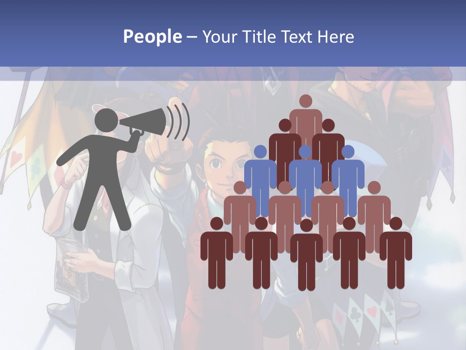 A Group Of People Standing Next To Each Other PowerPoint Template