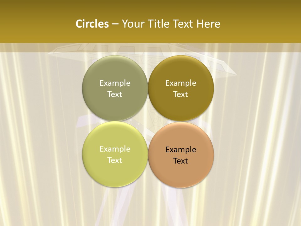 A Yellow Background With A Picture Of A Person Holding A Sword PowerPoint Template