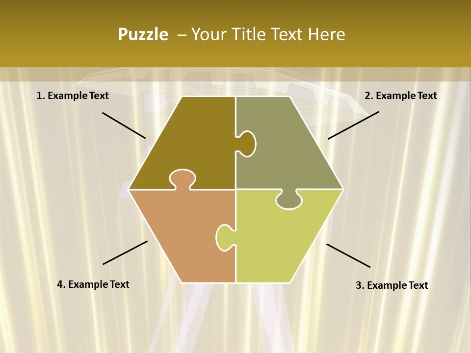 A Yellow Background With A Picture Of A Person Holding A Sword PowerPoint Template