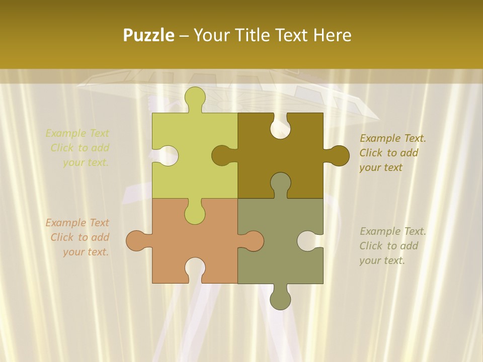 A Yellow Background With A Picture Of A Person Holding A Sword PowerPoint Template