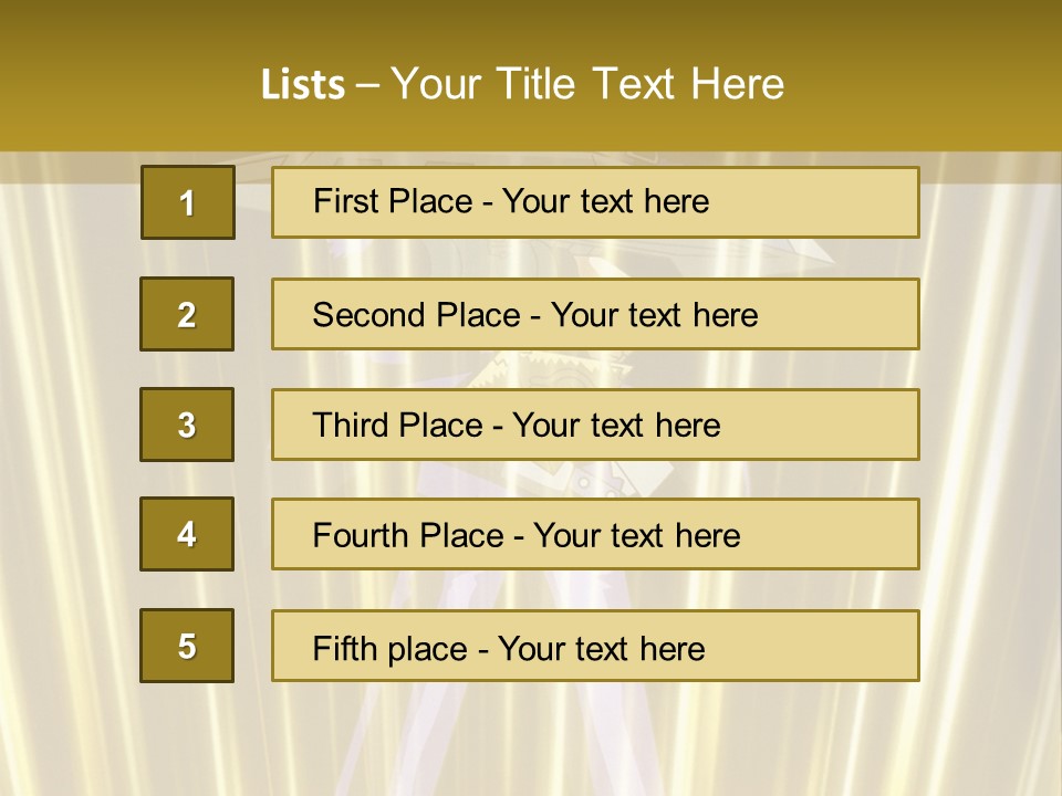 A Yellow Background With A Picture Of A Person Holding A Sword PowerPoint Template