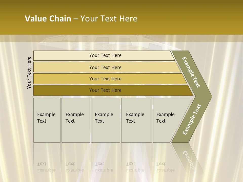 A Yellow Background With A Picture Of A Person Holding A Sword PowerPoint Template