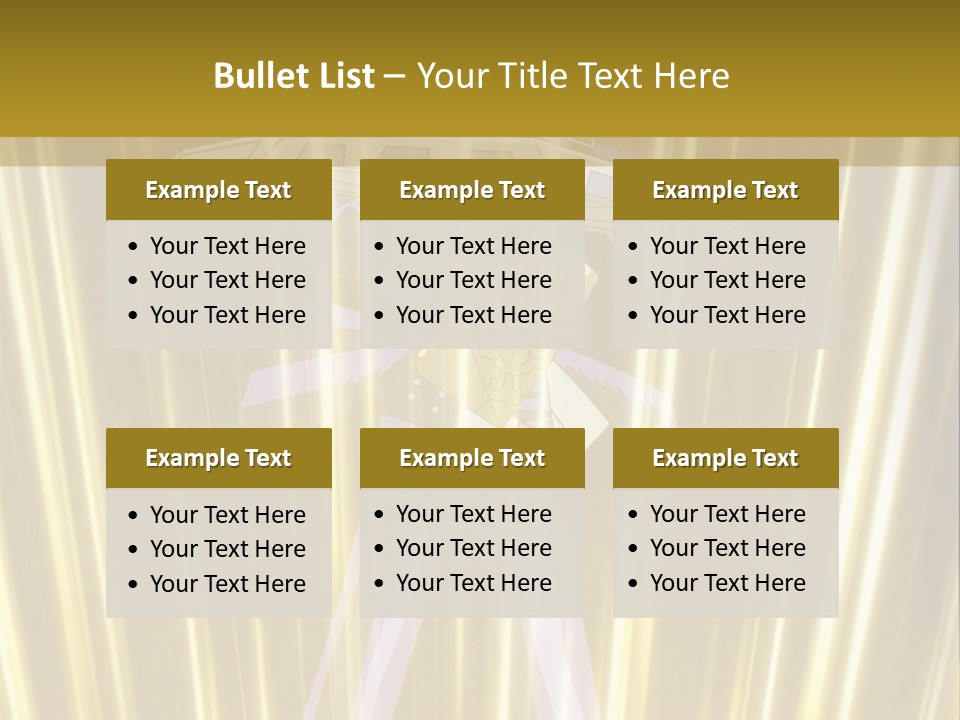 A Yellow Background With A Picture Of A Person Holding A Sword PowerPoint Template