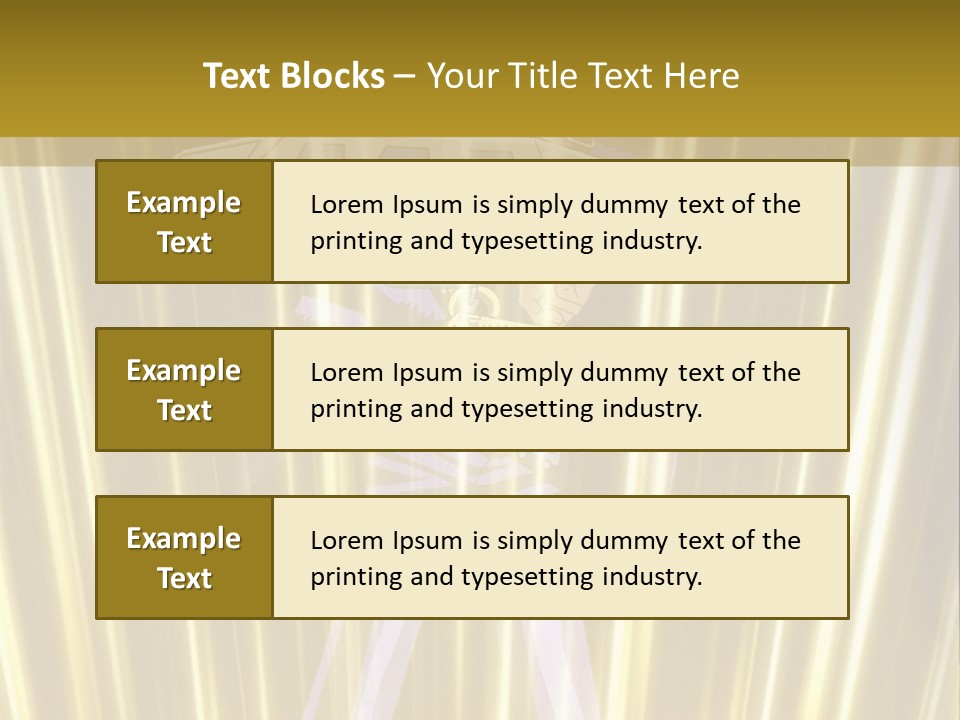 A Yellow Background With A Picture Of A Person Holding A Sword PowerPoint Template