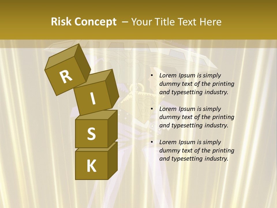 A Yellow Background With A Picture Of A Person Holding A Sword PowerPoint Template