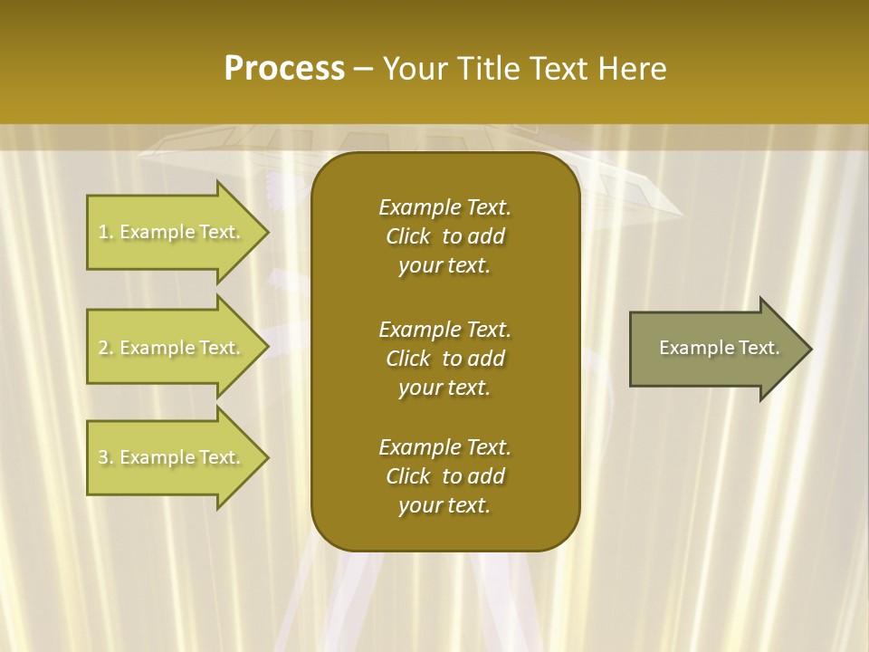 A Yellow Background With A Picture Of A Person Holding A Sword PowerPoint Template
