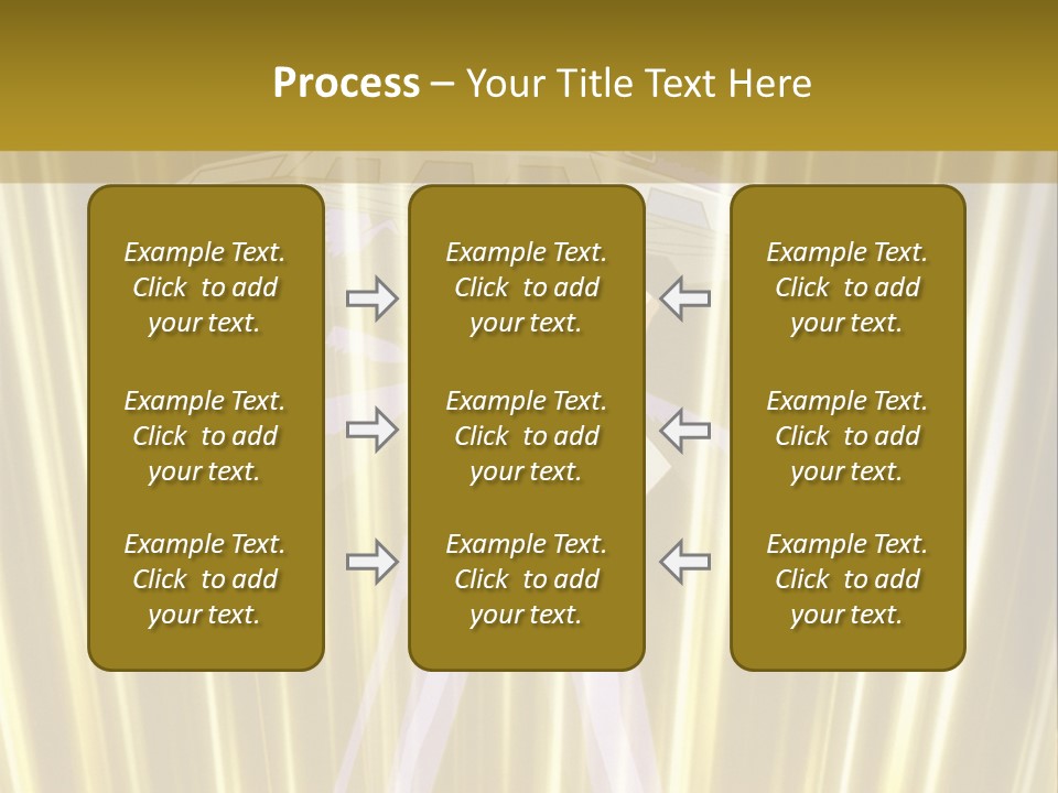 A Yellow Background With A Picture Of A Person Holding A Sword PowerPoint Template